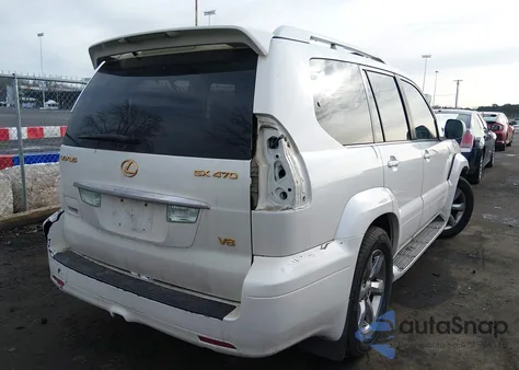 2004 Lexus Gx 470 from USA, damaged, VIN JTJBT20X040028537